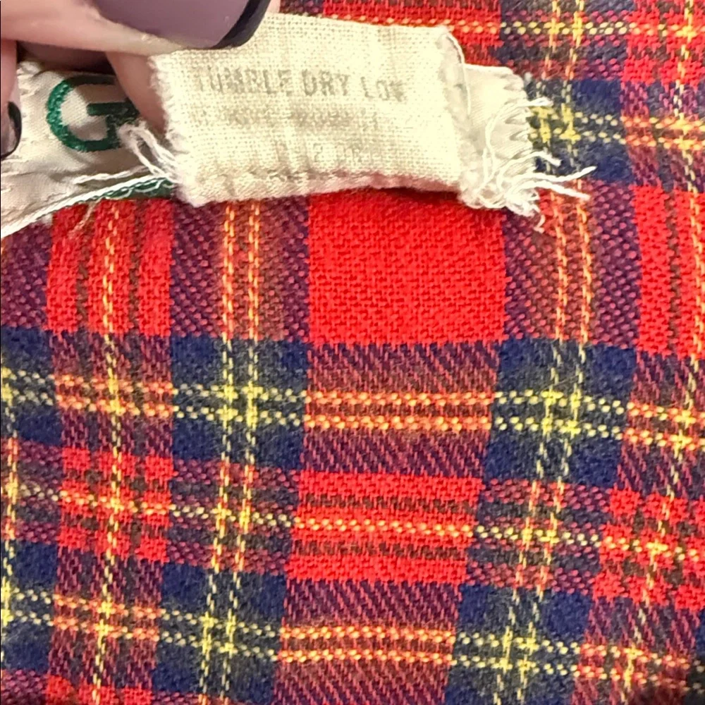 Gokeys of St. Paul Minnesota vintage plaid nightgown large - Picture 3 of 5